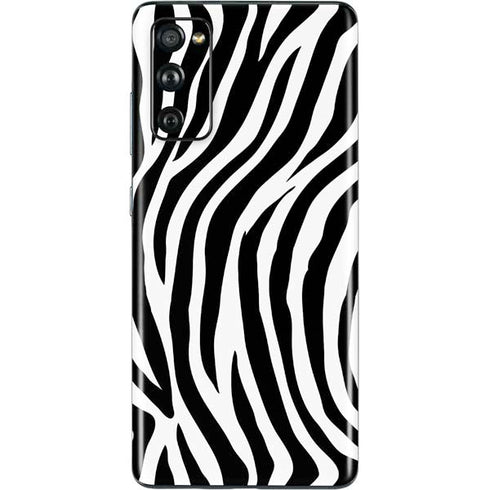 Zebra Print Galaxy S20 Fan Edition Skin